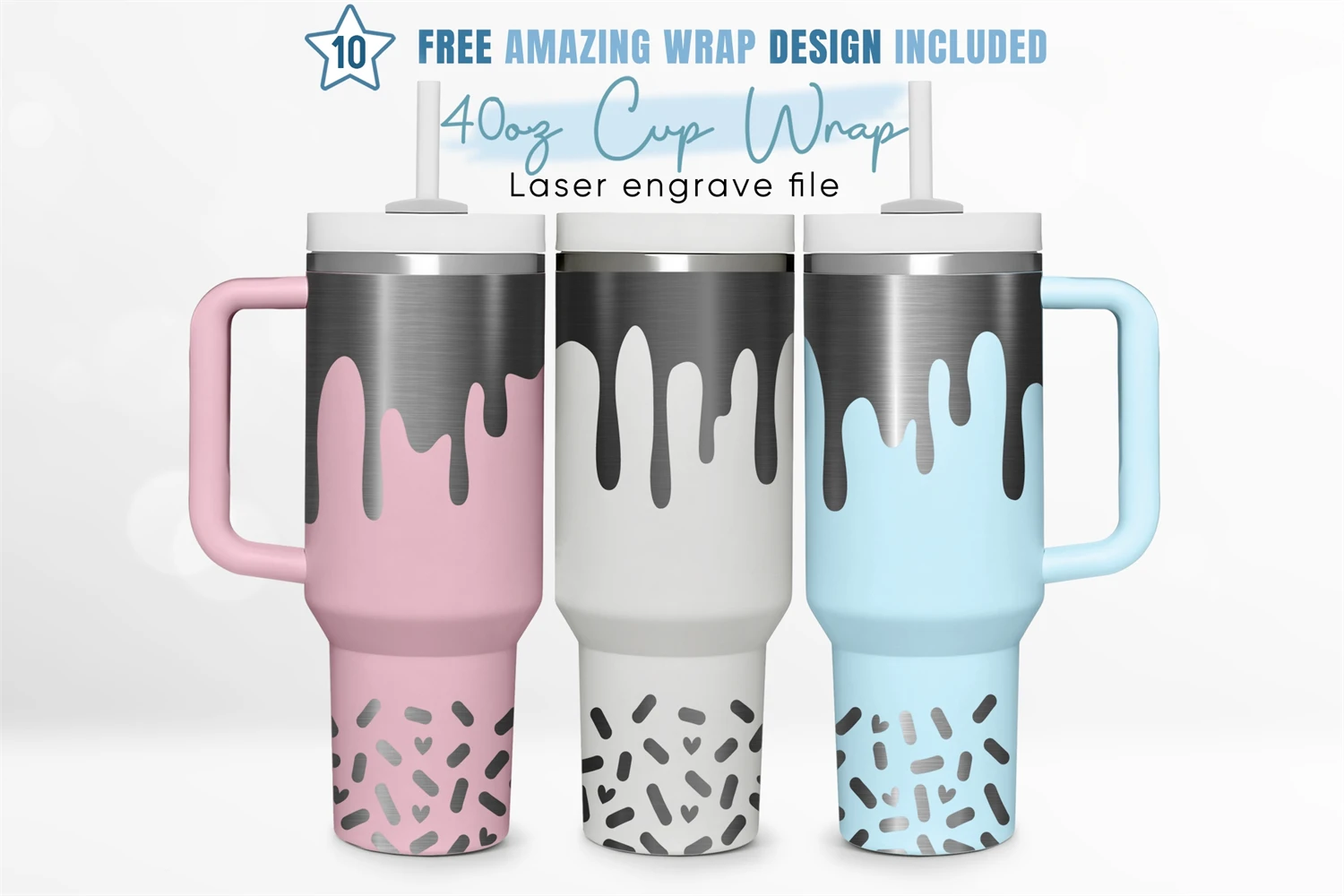 2 Designs 30oz Quencher Stanley Tumbler Wrap Tumbler Mama Cow -  in  2023